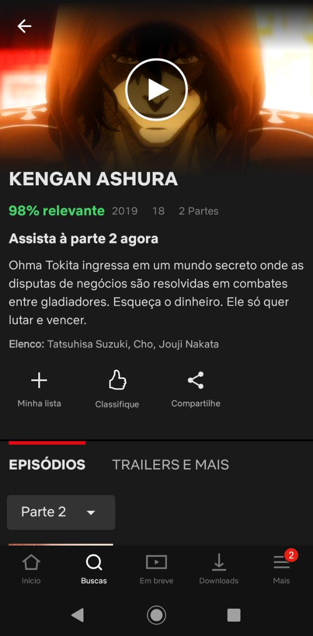 Ver episódios de Kengan Ashura em streaming