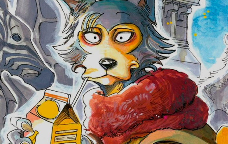 Imagem: Legoshi no mangá de 'Beastars'.