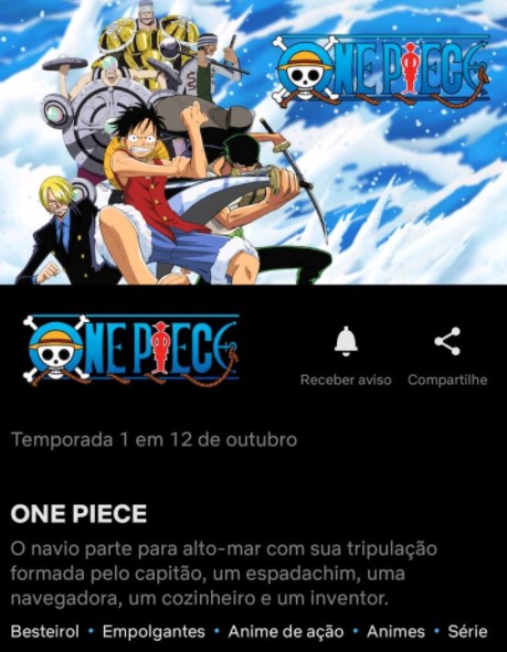 One Piece: temporada 1 estreia na Netflix em outubro