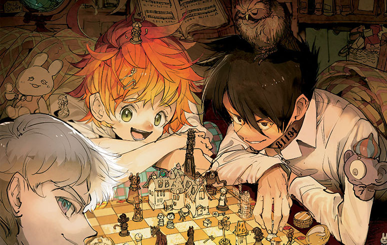 Mangá The Promised Neverland com 42 milhões de cópias