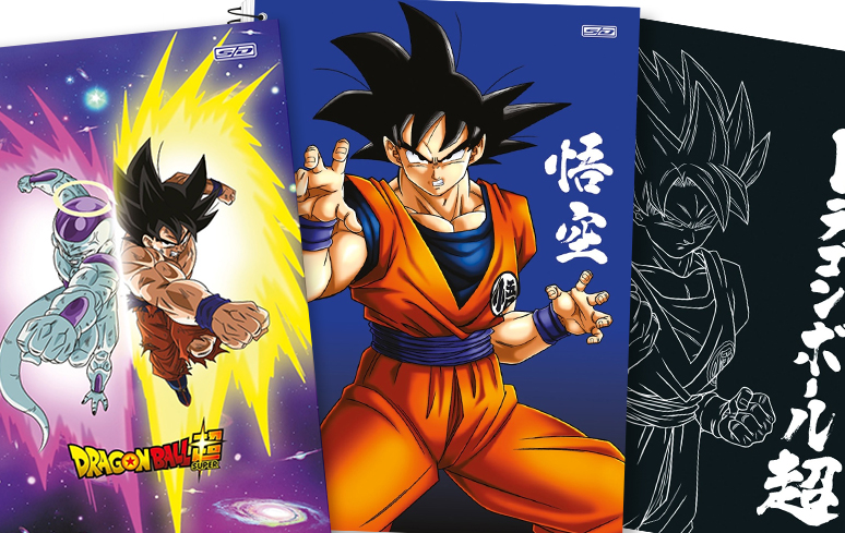 Caderno de Cartografia e Desenho Dragon Ball Super - Goku Black vs