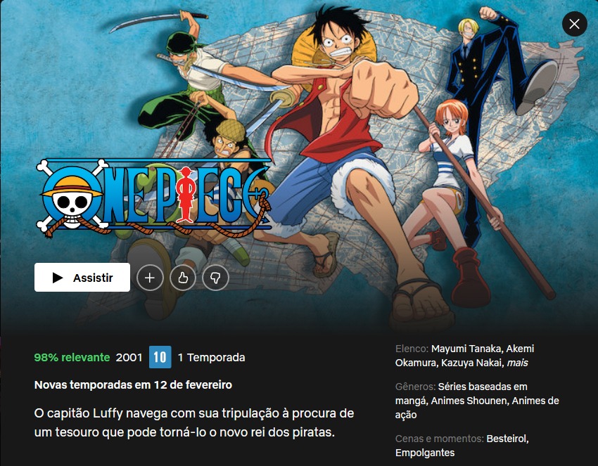 One Piece Novos Epis Dios Dublados Estreiam Em Fevereiro Na Netflix Jbox