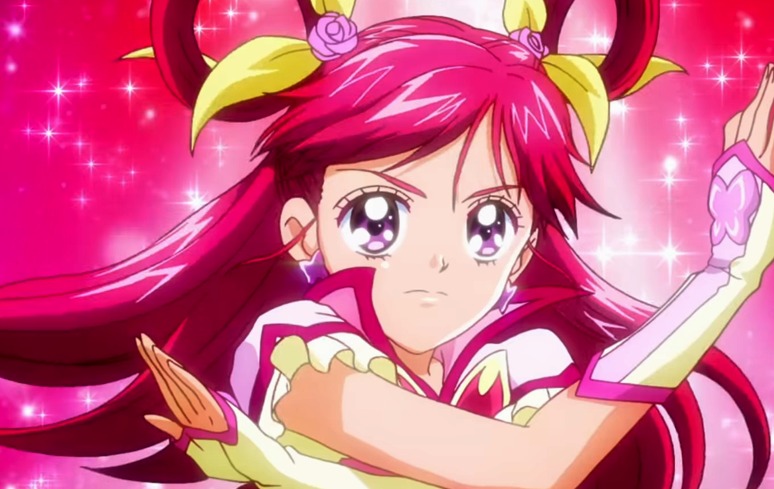 Imagem: Cure Dream, a líder em 'Yes! Precure 5 GoGo!'.