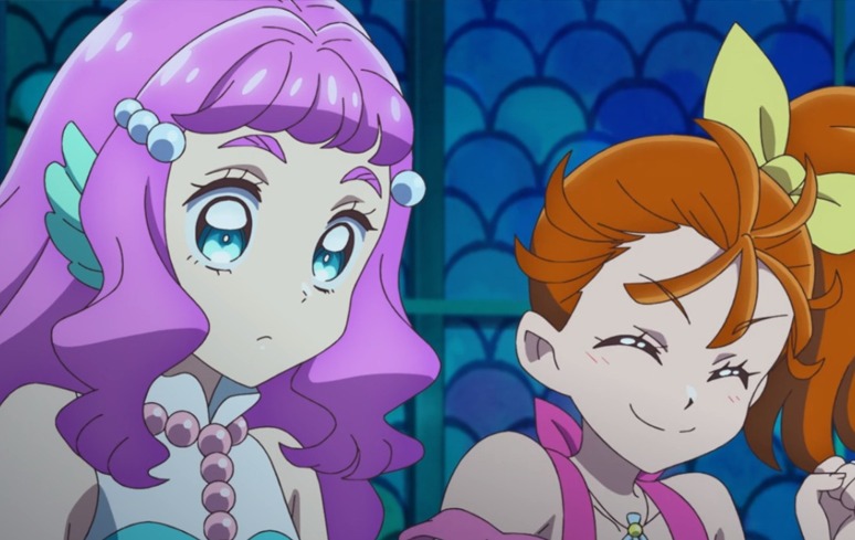 Imagem: Laura e Manatsu em 'Tropical Rouge Precure'.