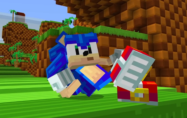 Minecraft ganha conteúdo de Sonic com personagens e fases