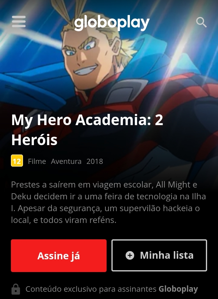 Assistir Boku no Hero Academia Filme 02: Ascenção de Heróis