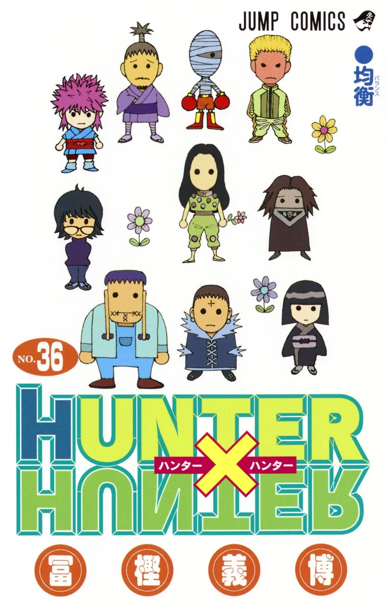 imagem: capa oficial de volume 37 de hunter x hunter.