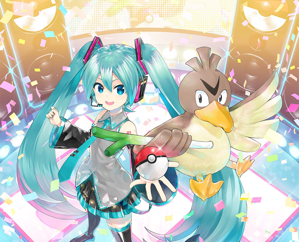 Hatsune Miku Tema De M Sicas E Ilustra Es Em Parceria Com Pok Mon Jbox