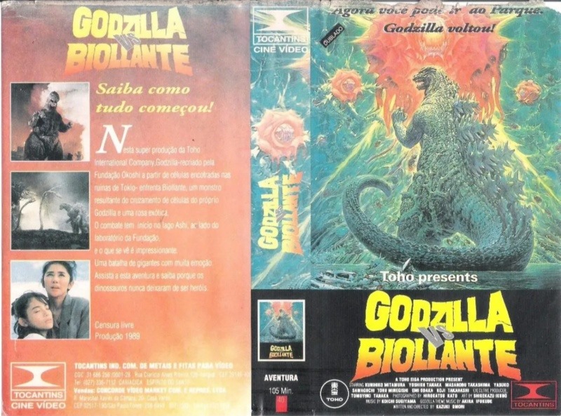 imagem: capa do VHS Godzilla vs Biollante